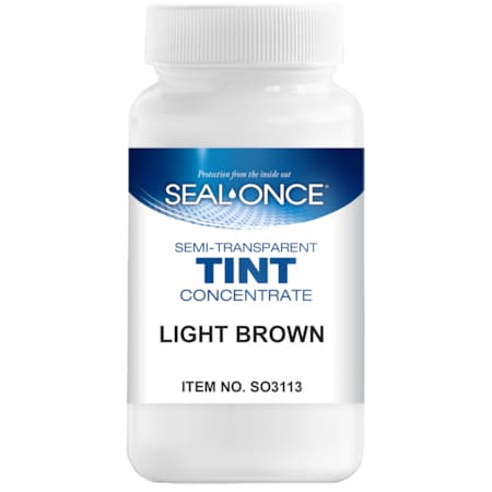 Light Brown Color Tint, 1 Bottle Tint Per Gallon Of Sealer